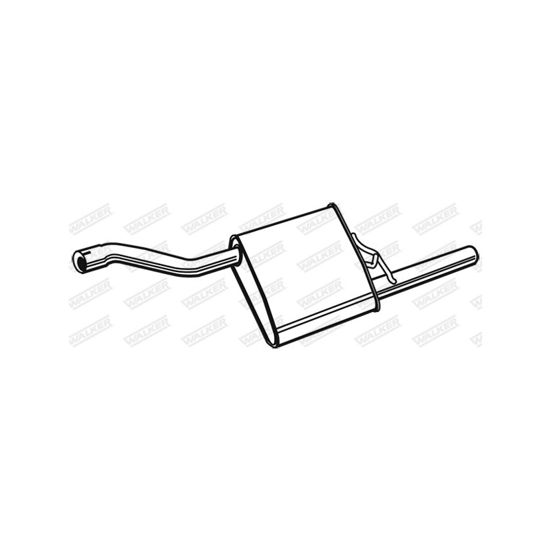 Silencieux arrière WALKER