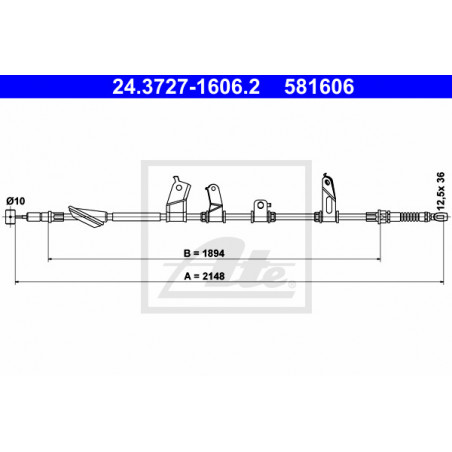 Câble de frein à main ATE