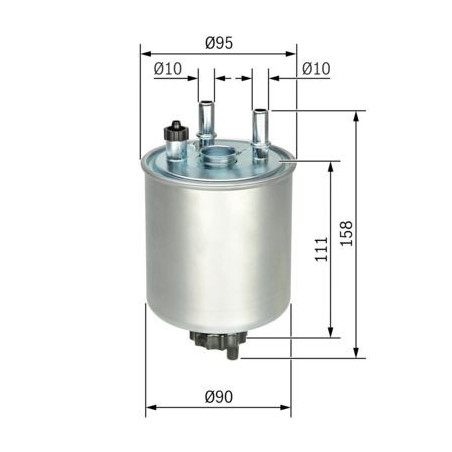 Filtre à carburant BOSCH
