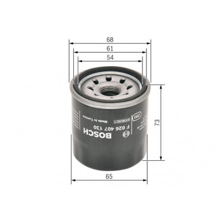 Filtre à huile BOSCH