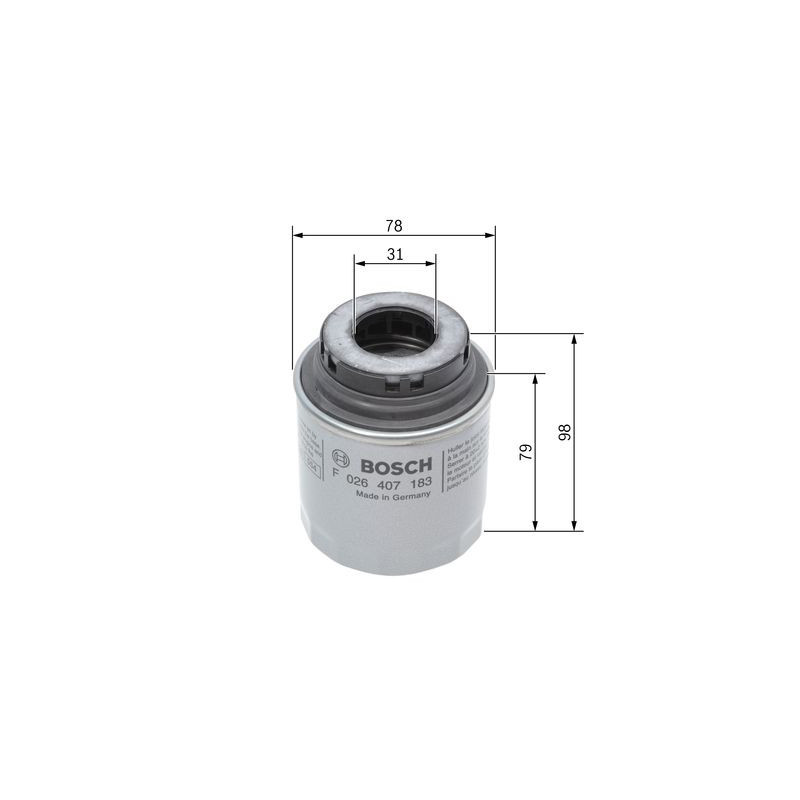 Filtre à huile BOSCH