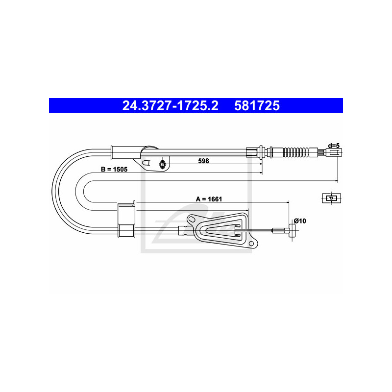 Câble de frein à main ATE