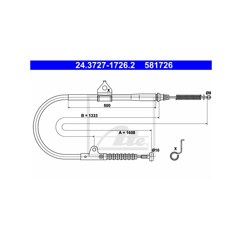 Câble de frein à main ATE