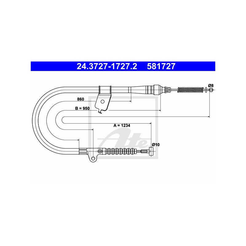 Câble de frein à main ATE