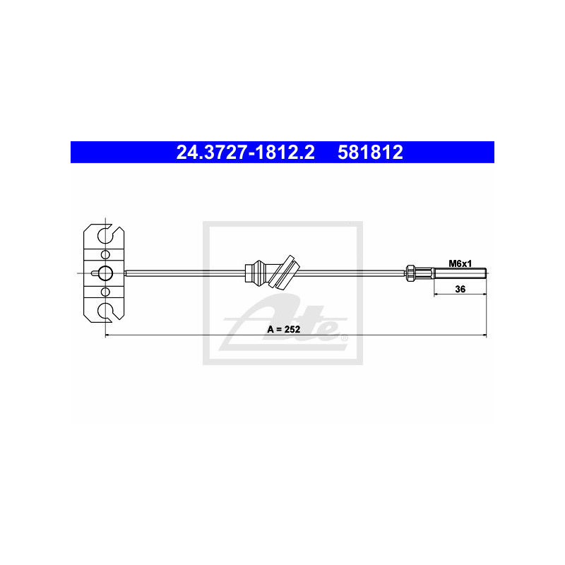 Câble de frein à main ATE