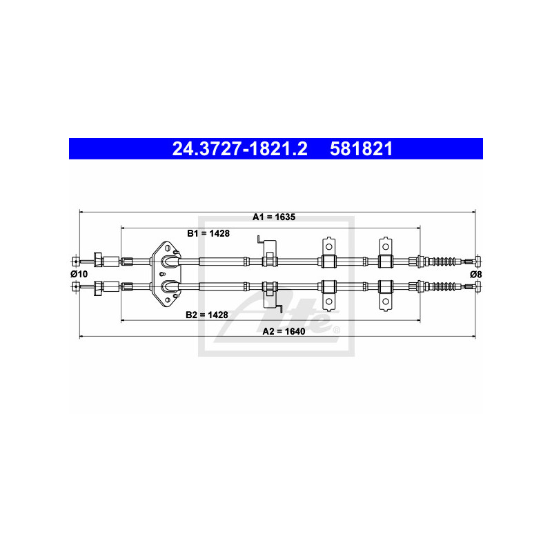 Câble de frein à main ATE