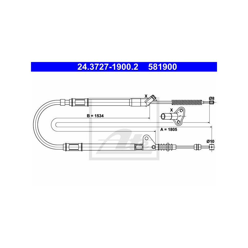 Câble de frein à main ATE