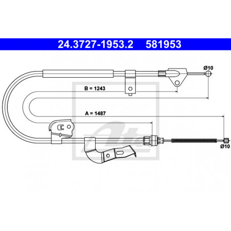 Câble de frein à main ATE