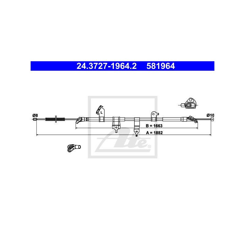 Câble de frein à main ATE