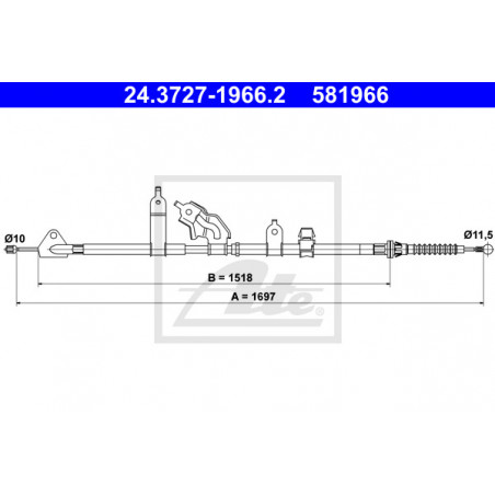 Câble de frein à main ATE