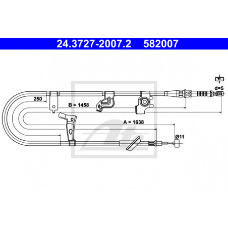 Câble de frein à main ATE