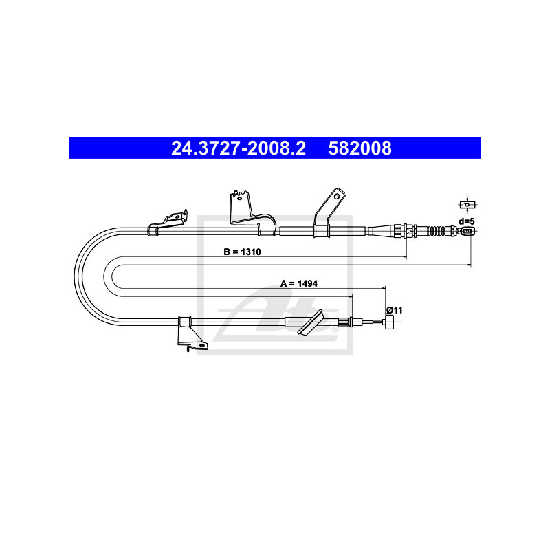 Câble de frein à main ATE