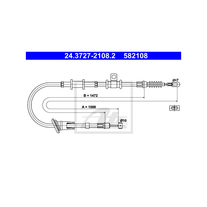 Câble de frein à main ATE