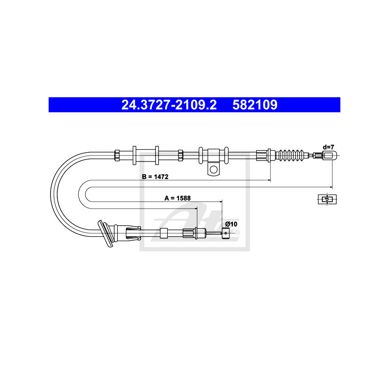 Câble de frein à main ATE