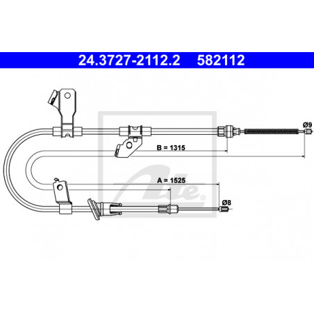 Câble de frein à main ATE