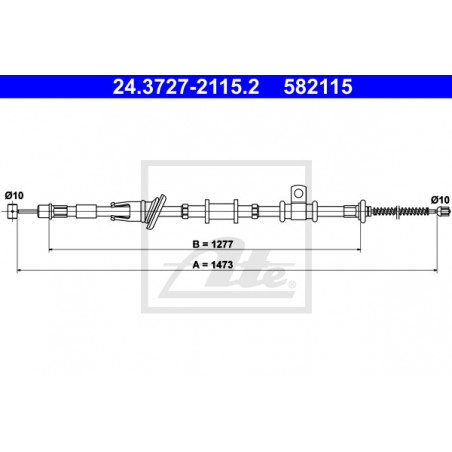 Câble de frein à main ATE