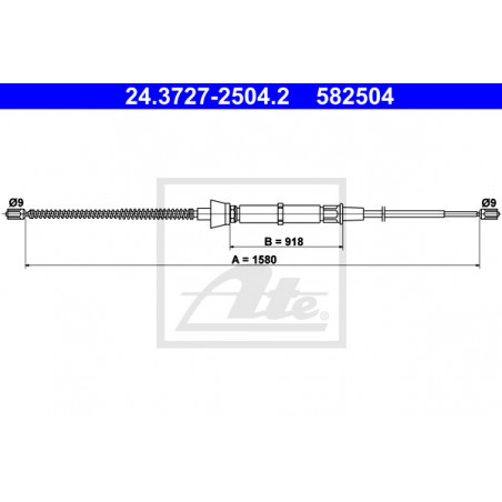 Câble de frein à main ATE