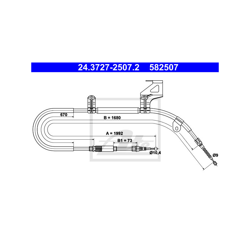 Câble de frein à main ATE