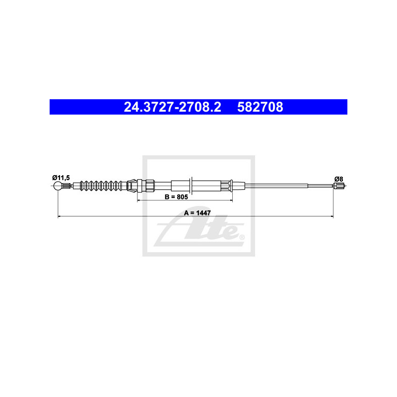 Câble de frein à main ATE