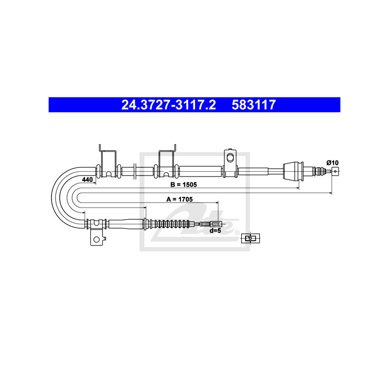 Câble de frein à main ATE