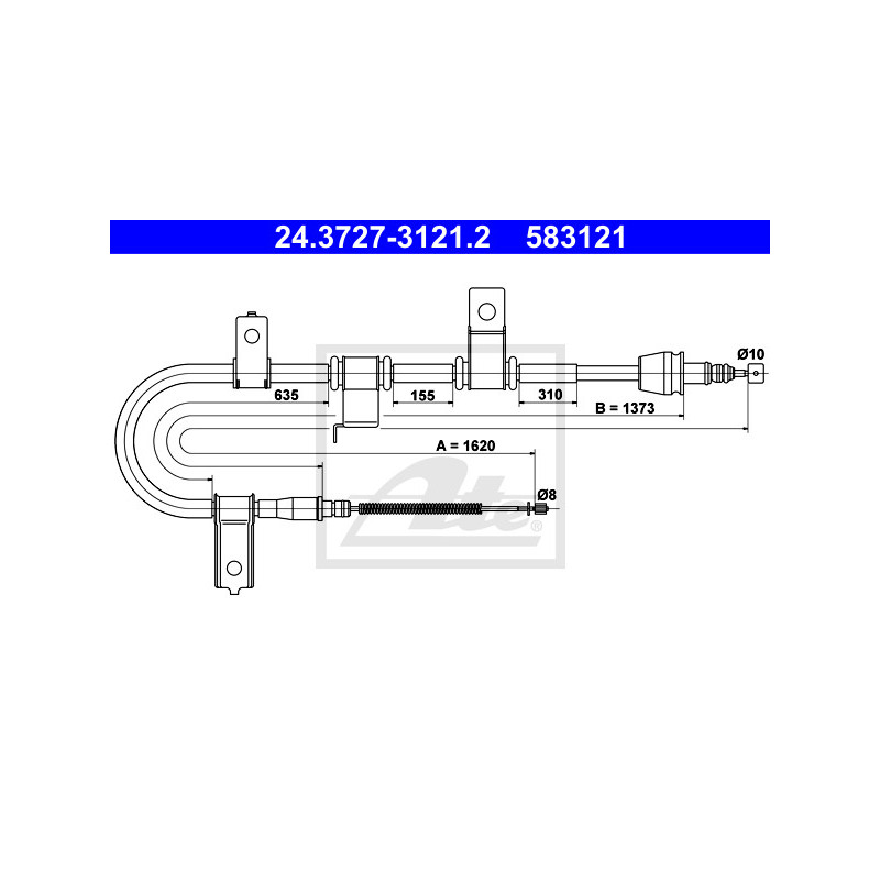 Câble de frein à main ATE