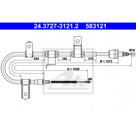 Câble de frein à main ATE