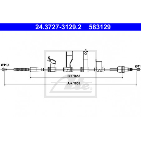 Câble de frein à main ATE