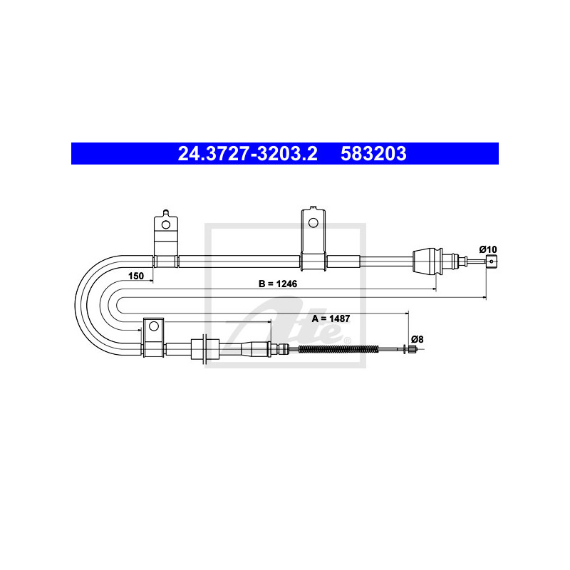 Câble de frein à main ATE