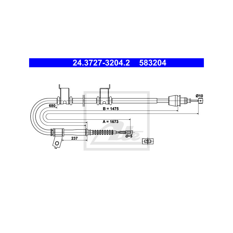 Câble de frein à main ATE