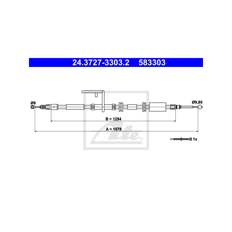 Câble de frein à main ATE