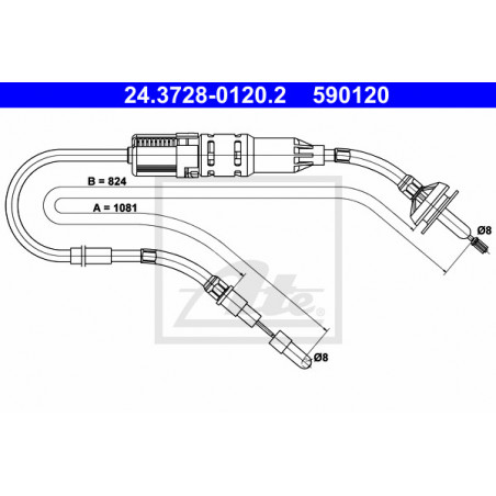Cable d'embrayage ATE