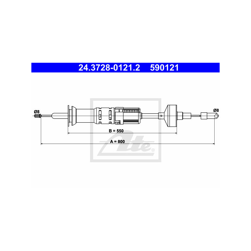 Cable d'embrayage ATE