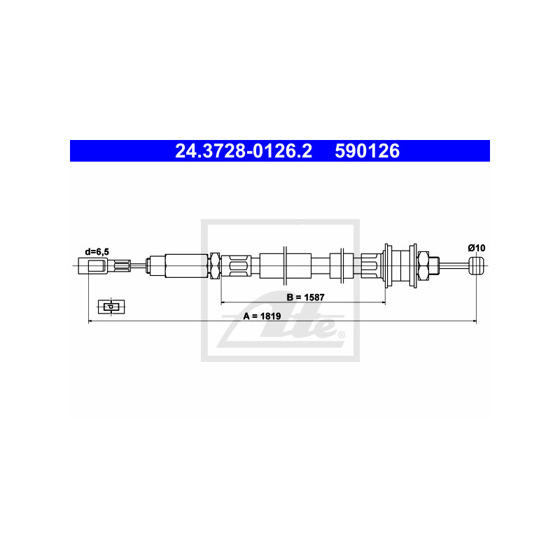 Cable d'embrayage ATE