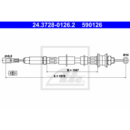 Cable d'embrayage ATE