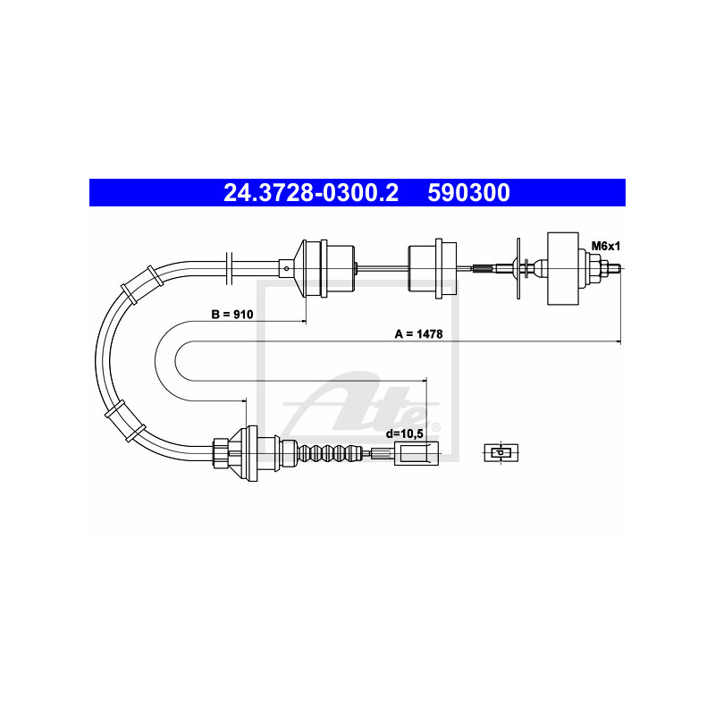 Cable d'embrayage ATE