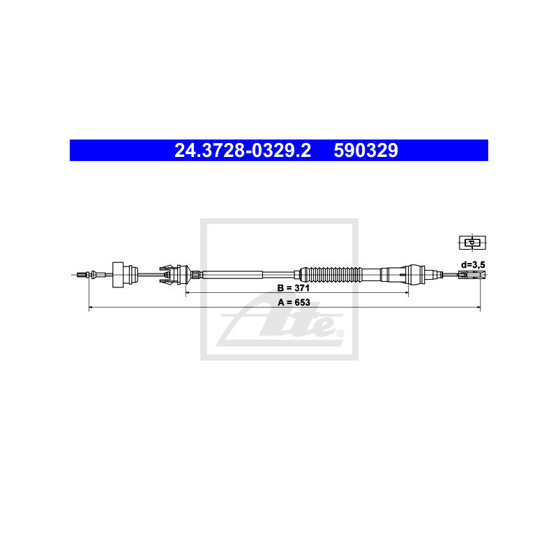 Cable d'embrayage ATE