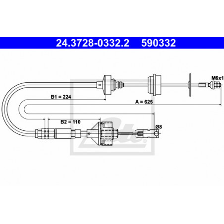Cable d'embrayage ATE