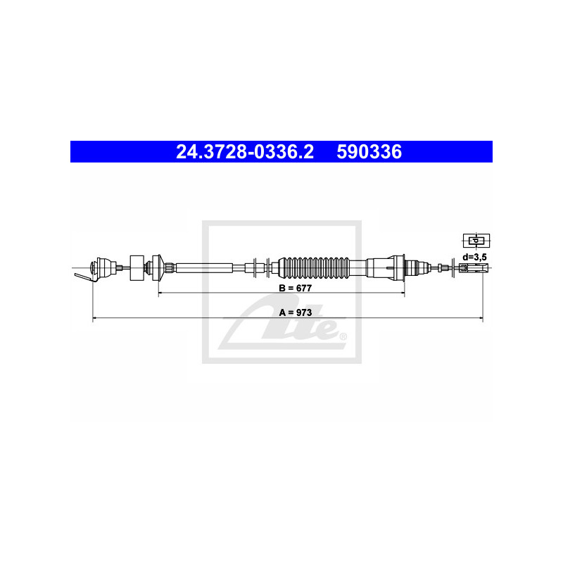 Cable d'embrayage ATE