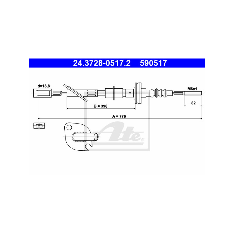 Cable d'embrayage ATE