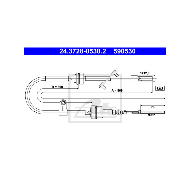 Cable d'embrayage ATE