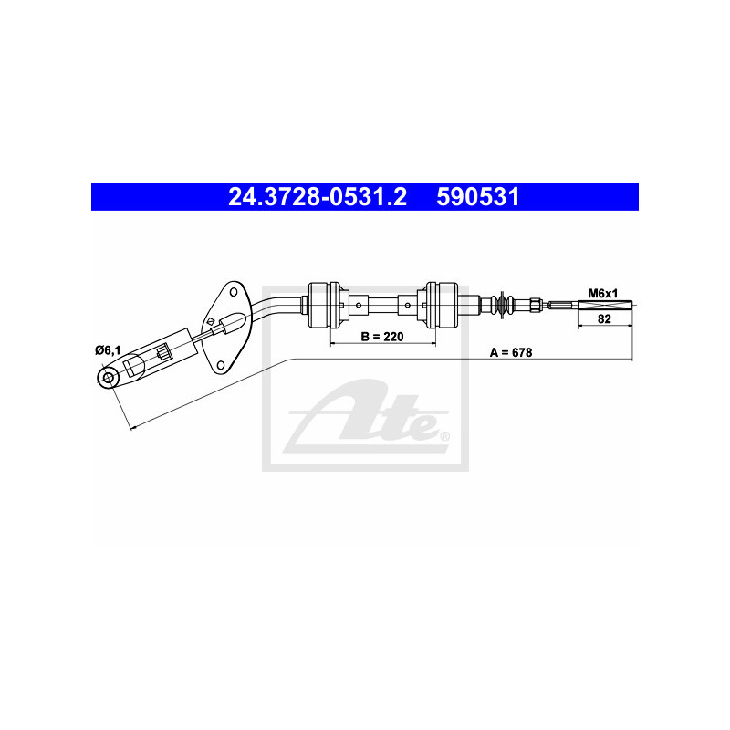 Cable d'embrayage ATE