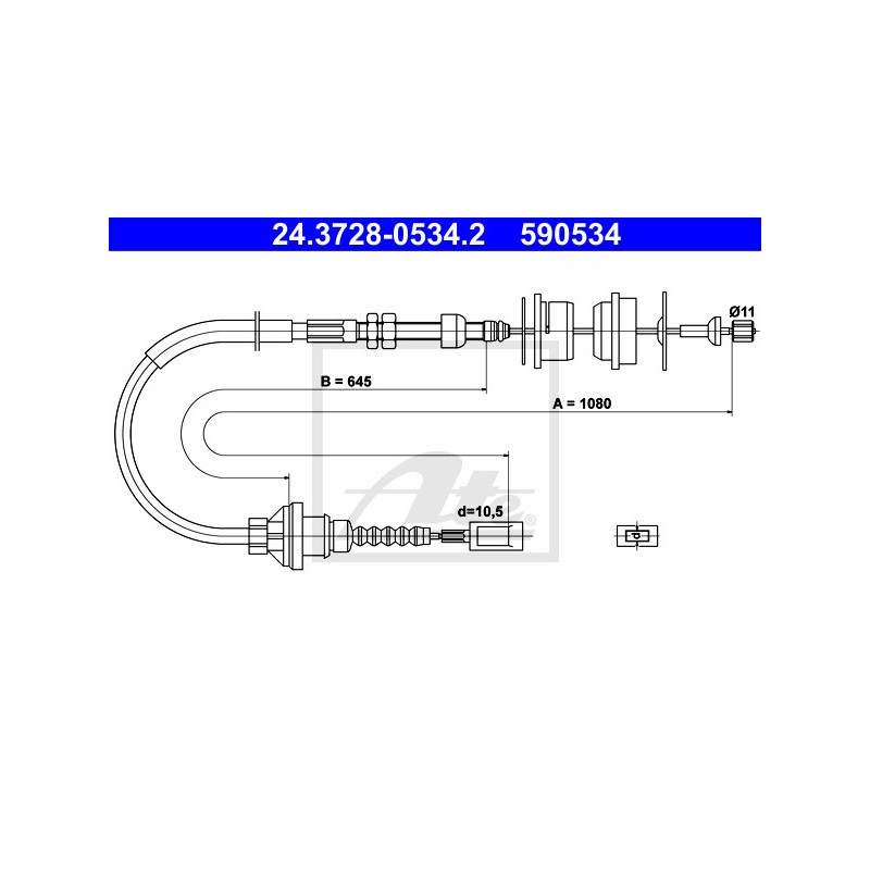 Cable d'embrayage ATE
