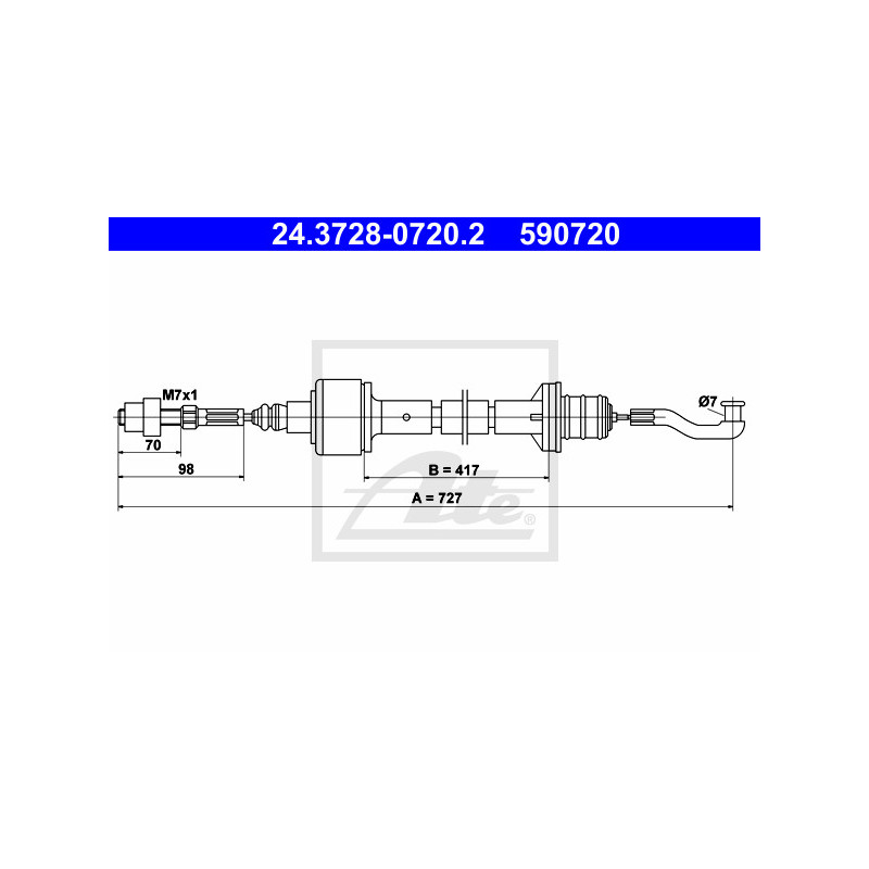Cable d'embrayage ATE