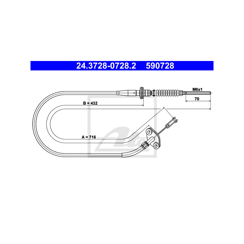Cable d'embrayage ATE