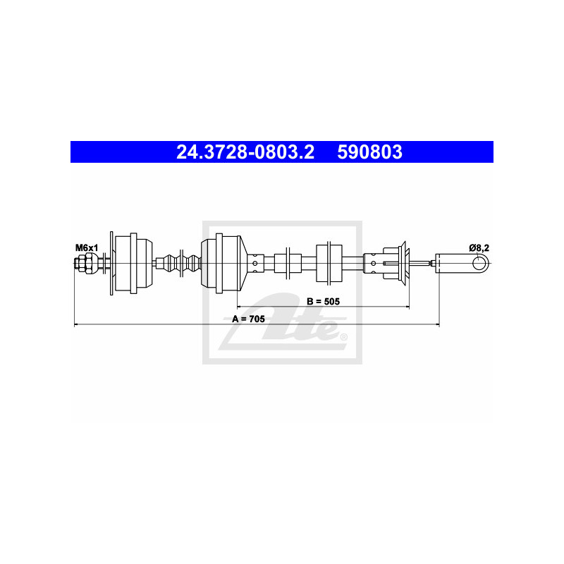 Cable d'embrayage ATE