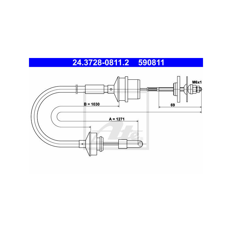 Cable d'embrayage ATE