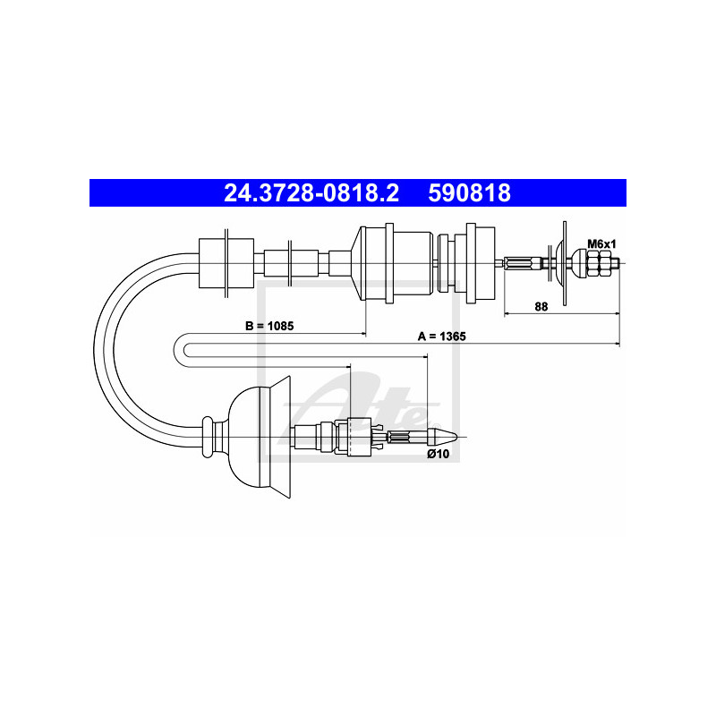 Cable d'embrayage ATE