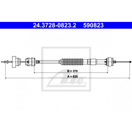 Cable d'embrayage ATE