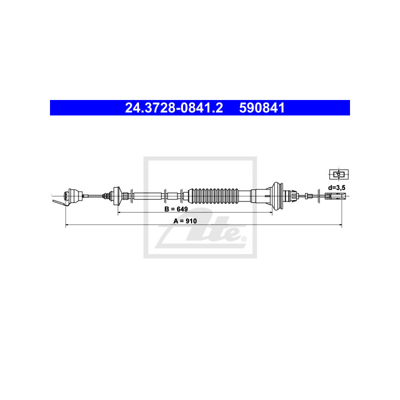 Cable d'embrayage ATE
