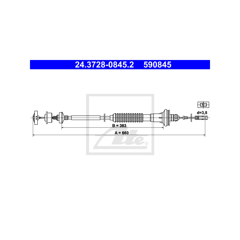 Cable d'embrayage ATE